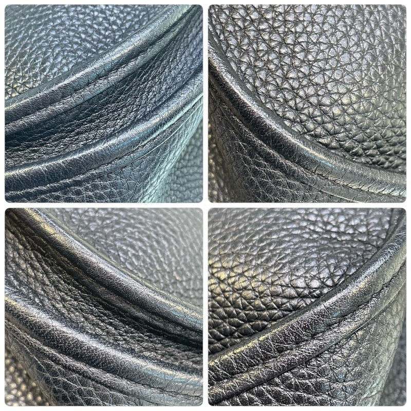 エルメス HERMES エブリン3GM T刻印 ブラック×シルバー金具 トリヨンクレマンス レディース ショルダーバッグ