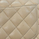 シャネル CHANEL マトラッセ25 A01112 ライトイエロー シルバー金具 キャビアスキン レディース ショルダーバッグ