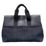 エルメス HERMES ヴァルパライソMM ブラック トワル レディース トートバッグ
