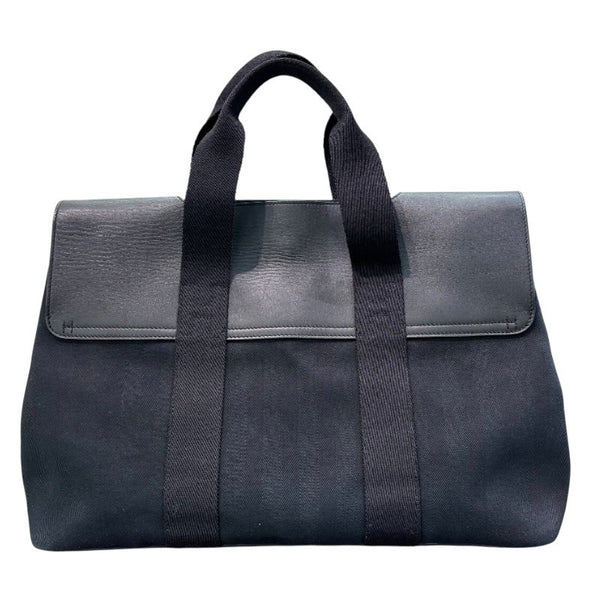 エルメス HERMES ヴァルパライソMM ブラック トワル レディース トートバッグ