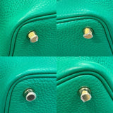 エルメス HERMES ピコタンロックPM W刻印 ヴェールヴェルディゴ×ゴールド金具 トリヨンクレマンス レディース ハンドバッグ