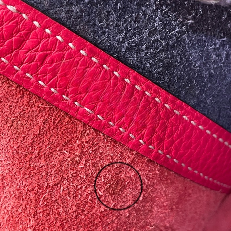 エルメス HERMES ピコタンロックMM カザック D刻印 ローズエクストリーム×ブルーニュイ×ゴールド金具 トリヨンクレマンス レディース ハンドバッグ