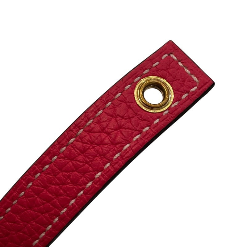 エルメス HERMES ピコタンロックMM カザック D刻印 ローズエクストリーム×ブルーニュイ×ゴールド金具 トリヨンクレマンス レディース ハンドバッグ