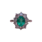 エメラルドリング #23 エメラルド2.27ct Pt900/エメラルド/ダイヤモンド エメラルド ジュエリー