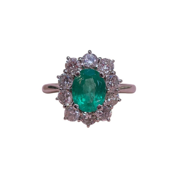 エメラルドリング #23 エメラルド2.27ct Pt900/エメラルド/ダイヤモンド エメラルド ジュエリー