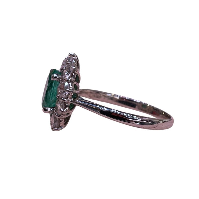 エメラルドリング #23 エメラルド2.27ct Pt900/エメラルド/ダイヤモンド エメラルド ジュエリー