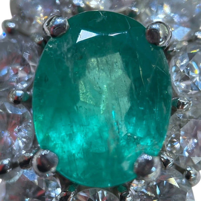エメラルドリング #23 エメラルド2.27ct Pt900/エメラルド/ダイヤモンド エメラルド ジュエリー