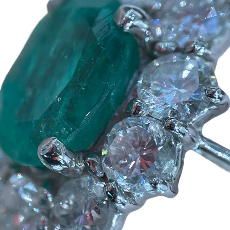 エメラルドリング #23 エメラルド2.27ct Pt900/エメラルド/ダイヤモンド エメラルド ジュエリー