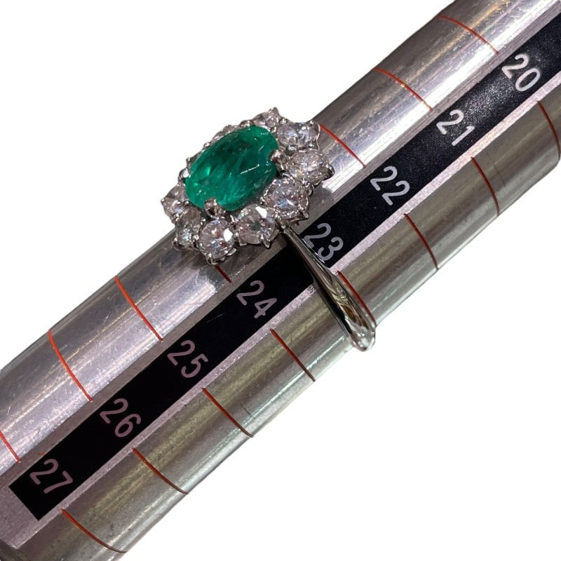 エメラルドリング #23 エメラルド2.27ct Pt900/エメラルド/ダイヤモンド エメラルド ジュエリー