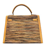 エルメス HERMES ケリー32 □D刻印 バレニア×シルバー金具 ヴィブラート レディース ショルダーバッグ
