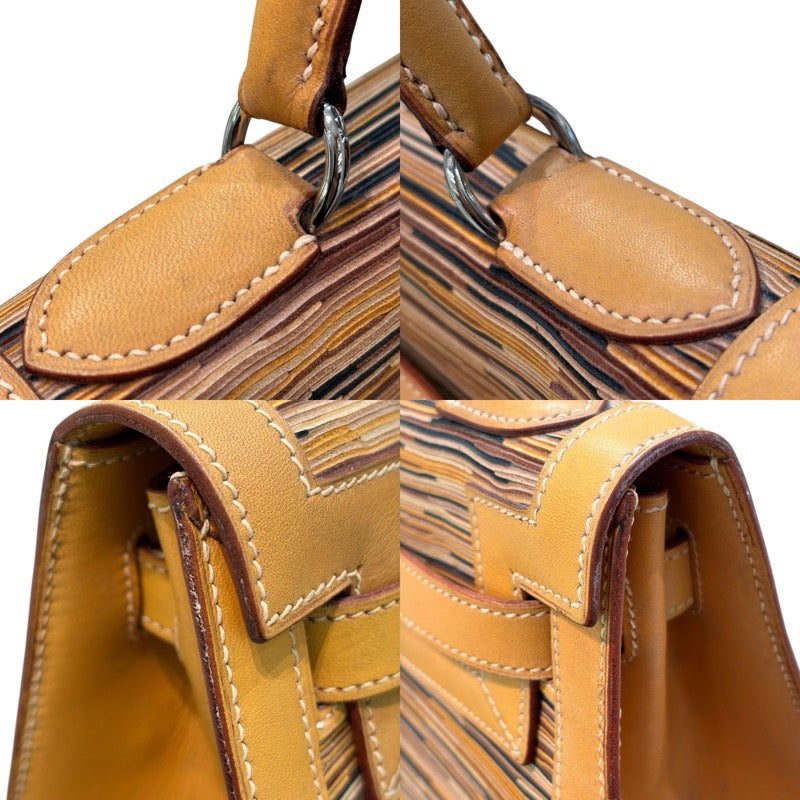 エルメス HERMES ケリー32 □D刻印 バレニア×シルバー金具 ヴィブラート レディース ショルダーバッグ