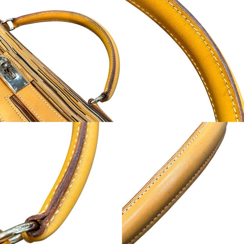 エルメス HERMES ケリー32 □D刻印 バレニア×シルバー金具 ヴィブラート レディース ショルダーバッグ