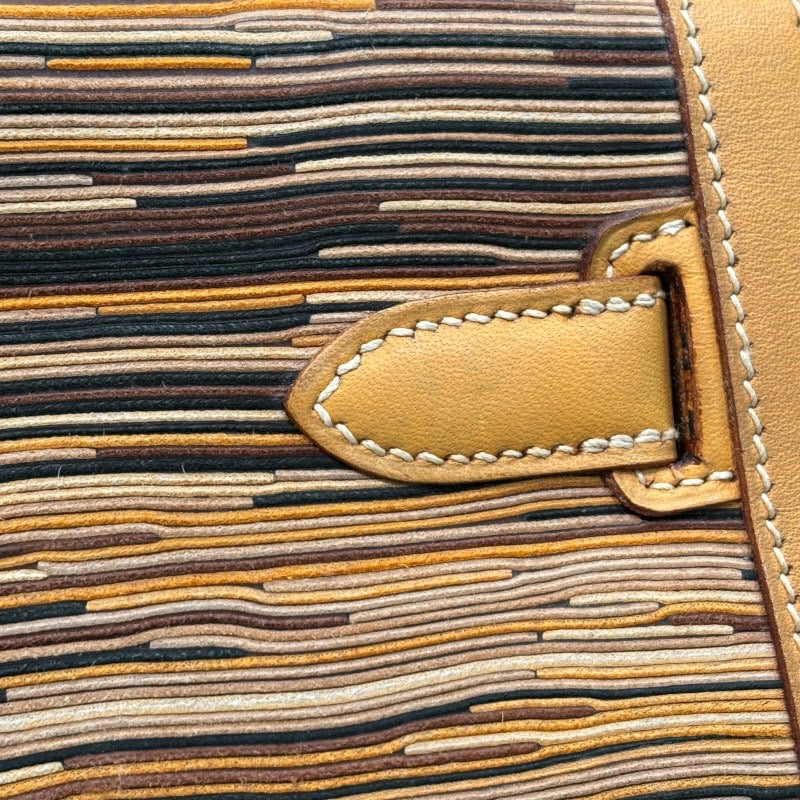 エルメス HERMES ケリー32 □D刻印 バレニア×シルバー金具 ヴィブラート レディース ショルダーバッグ
