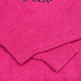バレンシアガ BALENCIAGA ロゴタートルネックニットセーター XS ピンク ウール レディース ニット