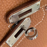 エルメス HERMES バーキン25 Y刻 ゴールド シルバー金具 トゴ レディース ハンドバッグ