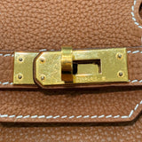 エルメス HERMES バーキン25 B刻印 ゴールド トゴ トゴ、GD色金具 ユニセックス ハンドバッグ