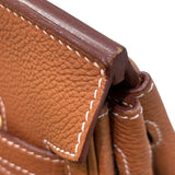 エルメス HERMES バーキン25 B刻印 ゴールド トゴ トゴ、GD色金具 ユニセックス ハンドバッグ