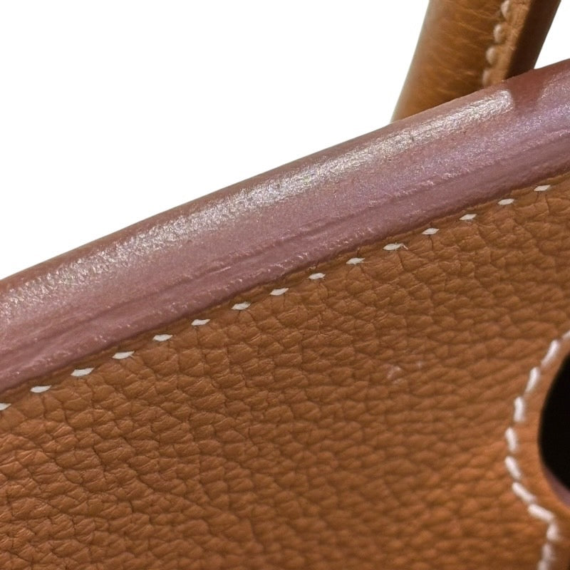エルメス HERMES バーキン25 B刻印 ゴールド トゴ トゴ、GD色金具 ユニセックス ハンドバッグ