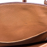 エルメス HERMES バーキン25 B刻印 ゴールド トゴ トゴ、GD色金具 ユニセックス ハンドバッグ