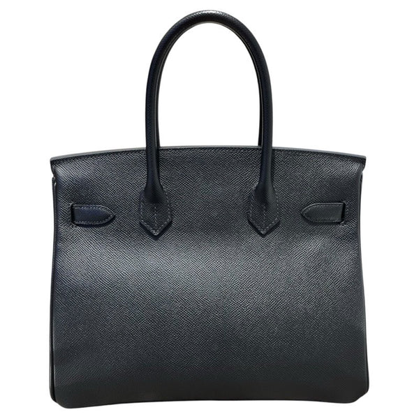 エルメス HERMES バーキン30 Ｂ刻 ブラック　SV金具 エプソン レディース ハンドバッグ