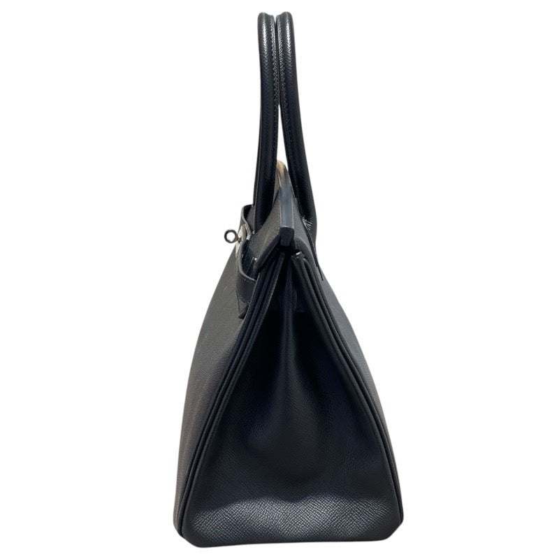 エルメス HERMES バーキン30 Ｂ刻 ブラック　SV金具 エプソン レディース ハンドバッグ