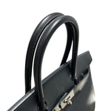 エルメス HERMES バーキン30 Ｂ刻 ブラック　SV金具 エプソン レディース ハンドバッグ