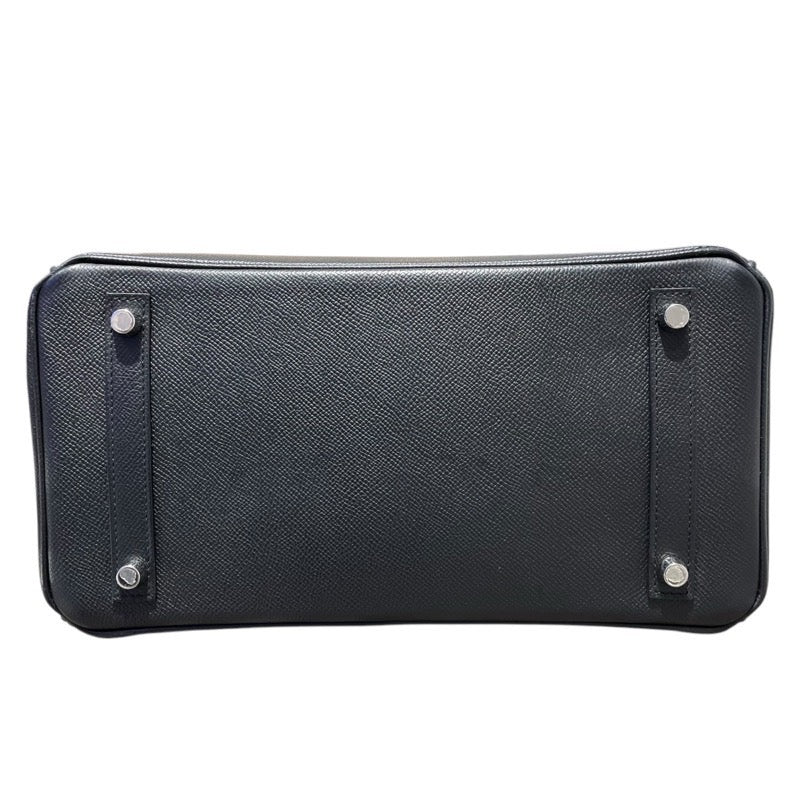 エルメス HERMES バーキン30 Ｂ刻 ブラック　SV金具 エプソン レディース ハンドバッグ