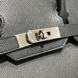 エルメス HERMES バーキン30 Ｂ刻 ブラック　SV金具 エプソン レディース ハンドバッグ