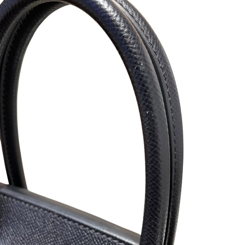 エルメス HERMES バーキン30 Ｂ刻 ブラック　SV金具 エプソン レディース ハンドバッグ