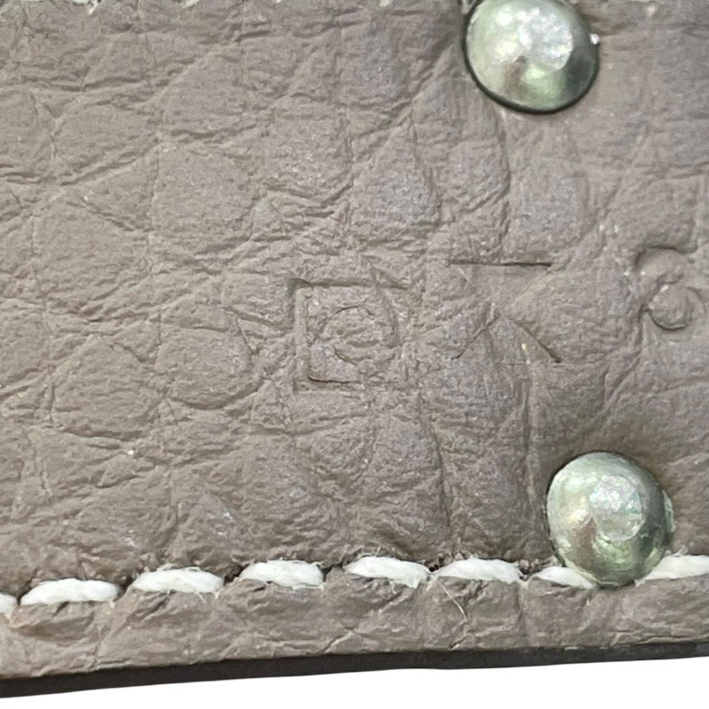エルメス HERMES ジプシエール37 □O刻印 エトゥープ×シルバー金具 トリヨンクレマンス レディース ショルダーバッグ