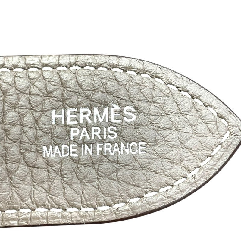エルメス HERMES ジプシエール37 □O刻印 エトゥープ×シルバー金具 トリヨンクレマンス レディース ショルダーバッグ
