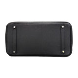エルメス HERMES バーキン35 ▢M刻印 ブラック×シルバー金具 トゴ レディース ハンドバッグ