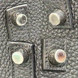 エルメス HERMES バーキン35 ▢M刻印 ブラック×シルバー金具 トゴ レディース ハンドバッグ