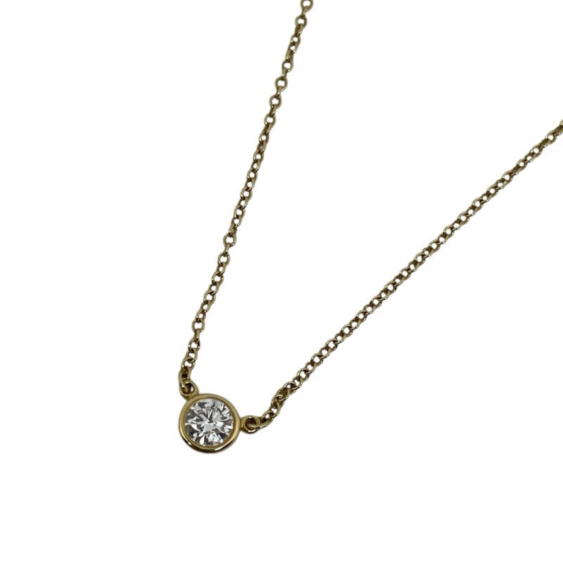 ティファニー TIFFANY＆CO バイザヤード ネックレス 750YG ジュエリー