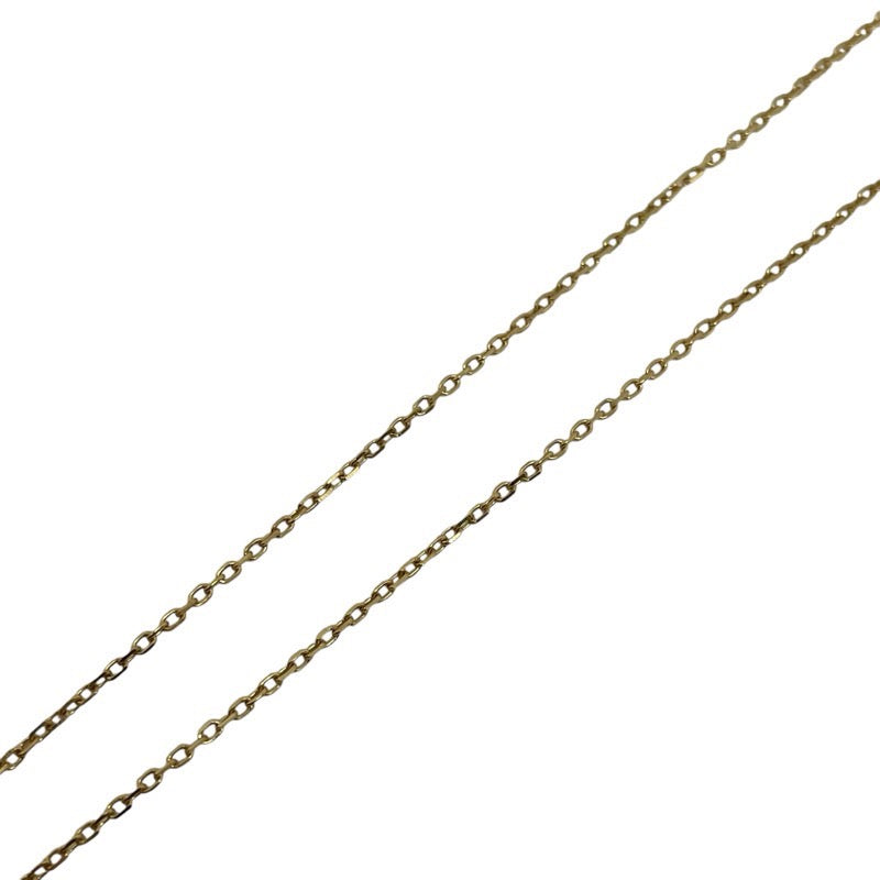 ミキモト MIKIMOTO リボンクロス ネックレス K18YG ジュエリー