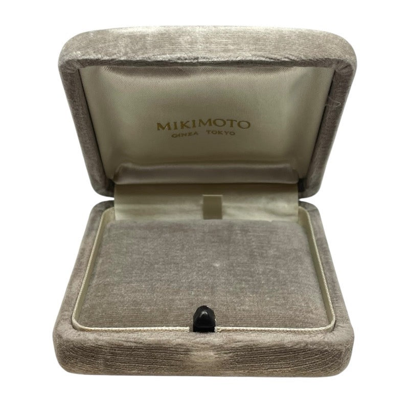 ミキモト MIKIMOTO リボンクロス ネックレス K18YG ジュエリー