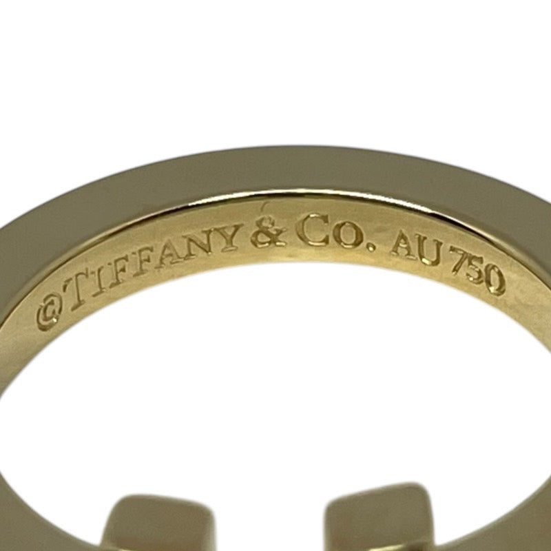 ティファニー TIFFANY＆CO Tスクエアリング K18YG ジュエリー