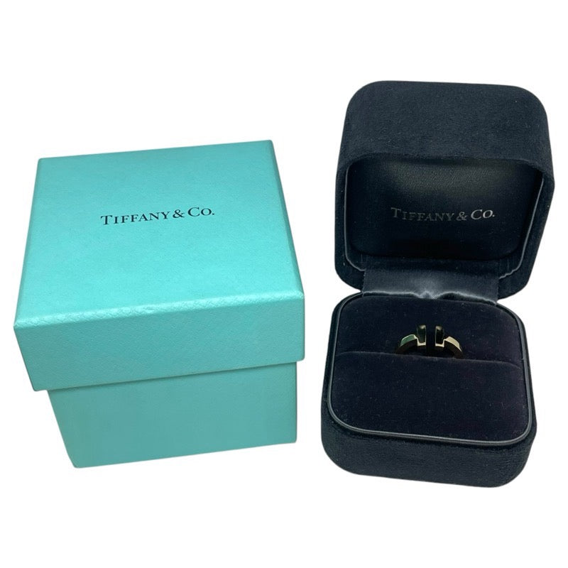 ティファニー TIFFANY＆CO Tスクエアリング K18YG ジュエリー