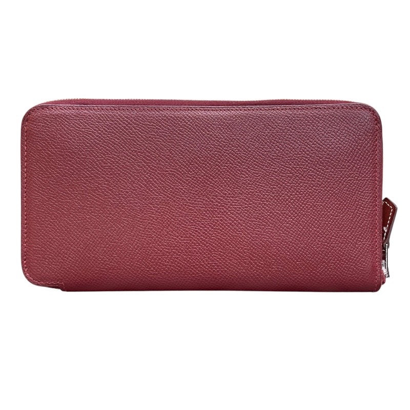エルメス HERMES アザップロングシルクイン C刻印 ルージュアッシュ エプソン レディース 長財布