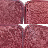 エルメス HERMES アザップロングシルクイン C刻印 ルージュアッシュ エプソン レディース 長財布