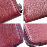 エルメス HERMES アザップロングシルクイン C刻印 ルージュアッシュ エプソン レディース 長財布