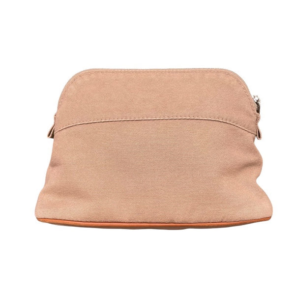 エルメス HERMES ボリードポーチPM ベージュ トワル レディース ポーチ