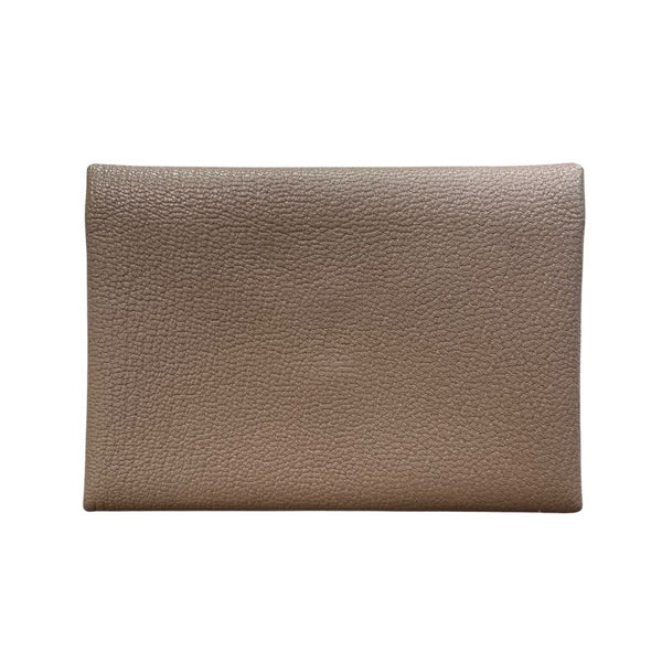 エルメス HERMES カルヴィデュオ B刻印 エトゥープ シェーブル レディース コインケース
