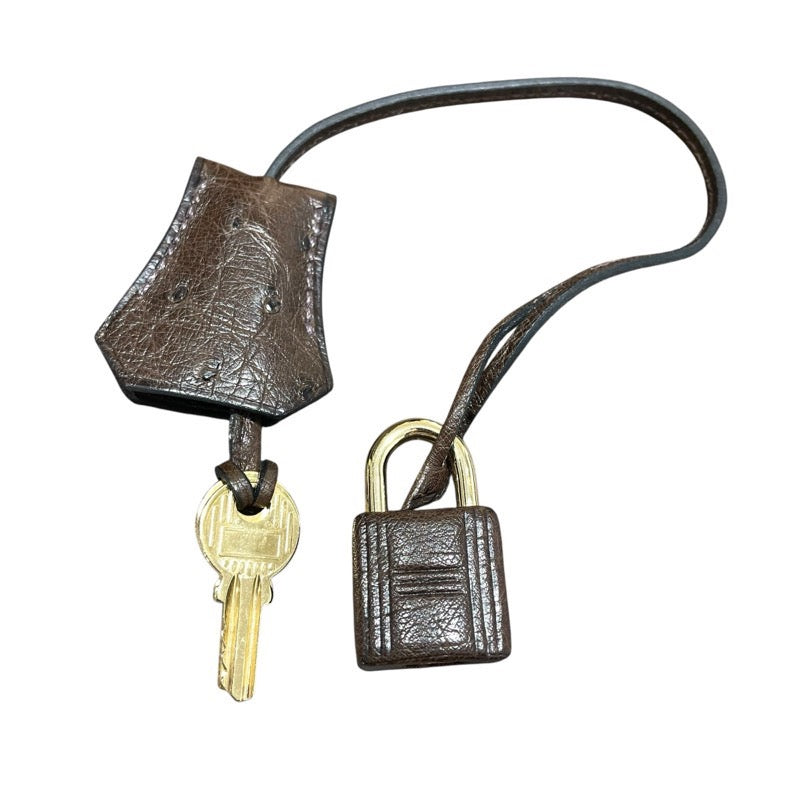 エルメス HERMES バーキン30 □G刻 カカオ　GD金具 オーストリッチ レディース ハンドバッグ