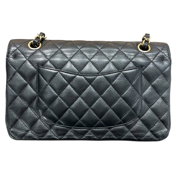 シャネル CHANEL マトラッセ25 A01112 ブラック　GD金具 キャビアスキン レディース ショルダーバッグ