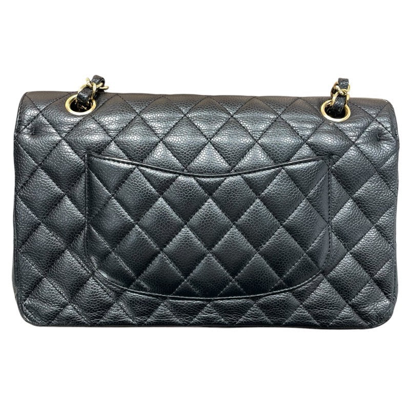 シャネル CHANEL マトラッセ25 A01112 ブラック　GD金具 キャビアスキン レディース ショルダーバッグ