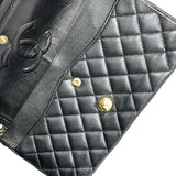 シャネル CHANEL マトラッセ25 A01112 ブラック　GD金具 キャビアスキン レディース ショルダーバッグ