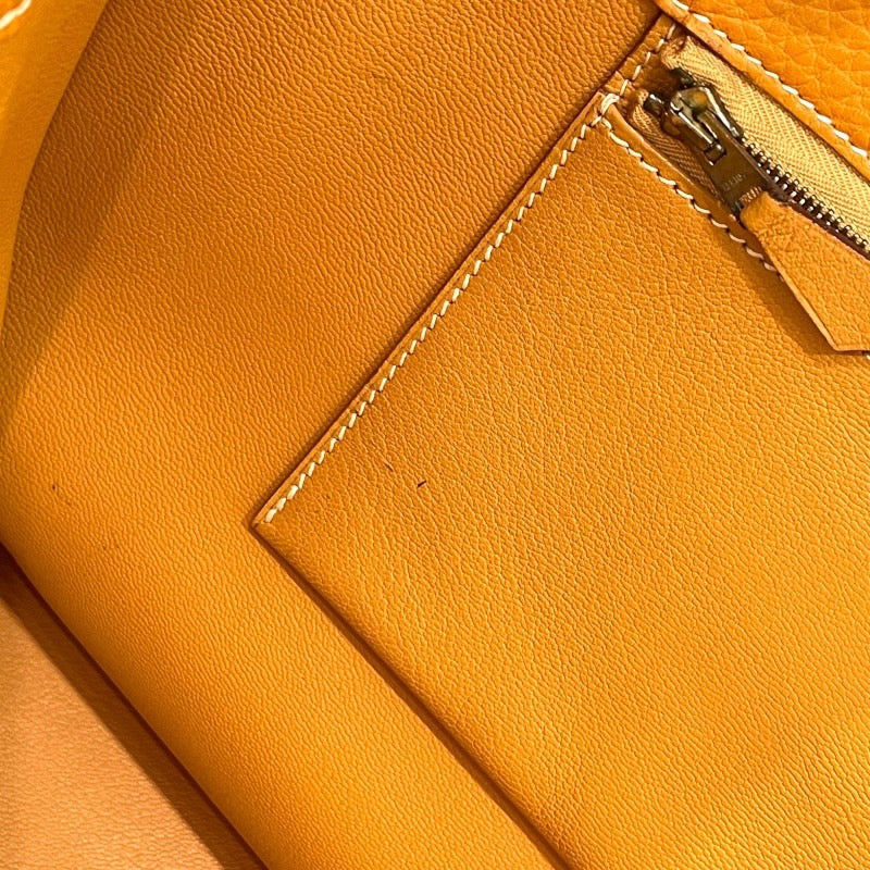 エルメス HERMES ホワイトバスGM □E刻印 ナチュラルサブレ フィヨルド レディース トートバッグ