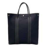 エルメス HERMES ガーデンファイル □I刻 ブラック×シルバー金具 トワル/ネゴンダ レディース トートバッグ