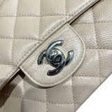 シャネル CHANEL マトラッセ25 A01112 ベージュ　SV金具 キャビアスキン レディース ショルダーバッグ